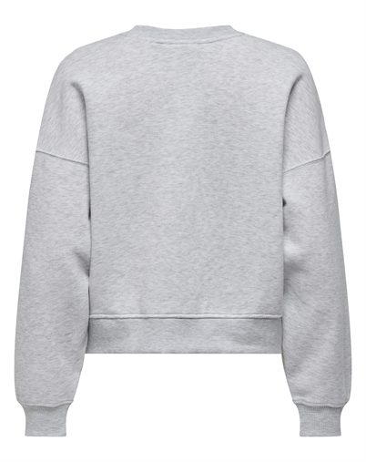 Only - ONLBest Crew Neck Sweatshirt - Light Grey Melange